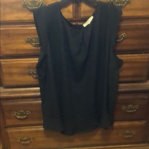 Loft black dress tank